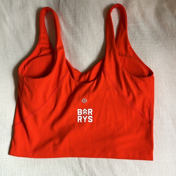 Lululemon x Barry’s Align Tank Top- solar orange - Picture 4 of 5